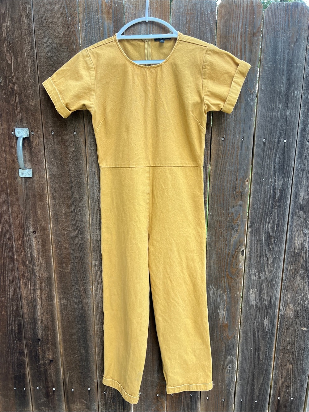 Ilana Kohn Mustard Yellow Short-Sleeve Jumpsuit